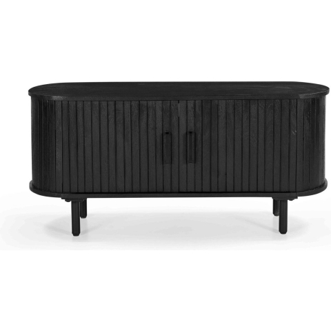 Giga Meubel - Tv-meubel Zwart - Mangohout - 120cm - Tv-meubel Merel