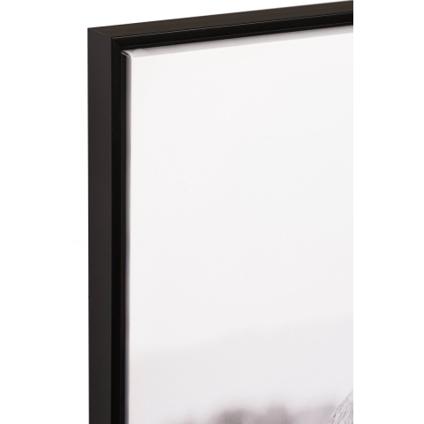 J-Line - J-Line Kader Olifanten Hout Papier Zwart Wit - 144x104,5 CM