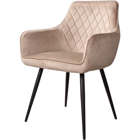 DS4U Ravi 3.0 eetkamerstoel velours - champagne