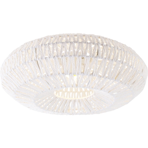 QAZQA Smart retro plafondlamp wit incl. Wifi A60 - Lina