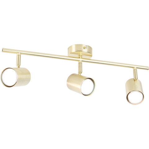 QAZQA Smart plafondlamp messing verstelbaar incl. 3 Wifi GU10 - Jeana