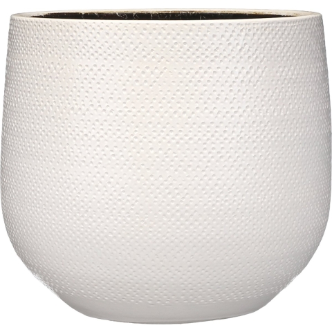 Mica Decorations Gabriel Bloempot Ø29 cm Wit