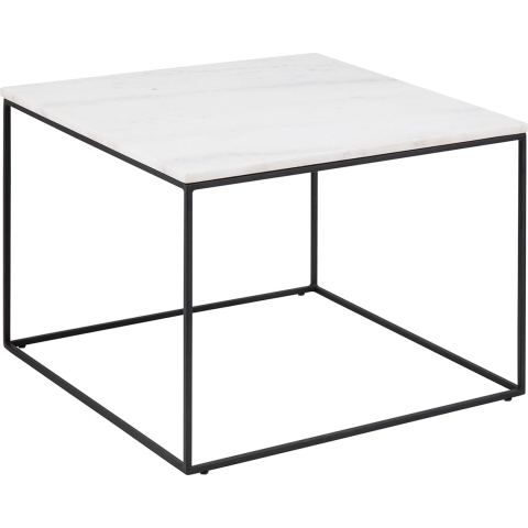 Lisomme Nina marmeren salontafel wit - 60 x 60 cm