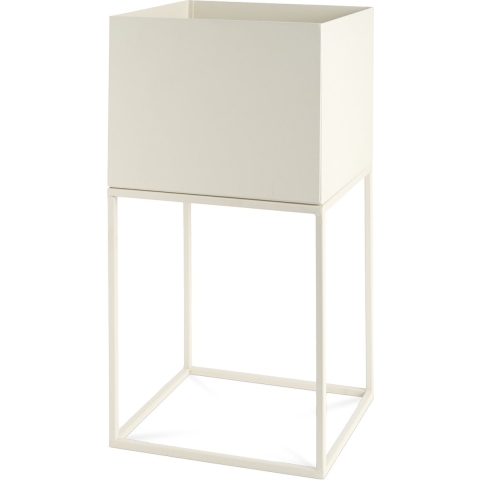 Lisomme Xam staande metalen plantenbak zand - 28 x 55 cm