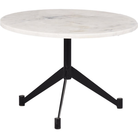Brix - Bijzettafel Yara Wit - 32x32x45 - Marmer