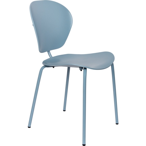 Zuiver The Ocean Chair Eetkamerstoelen Ocean Blue - Set van 2 - Blauw