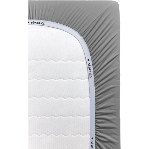 vtwonen Cover Hoeslaken 140/160 x 200/210/220 cm - Grijs
