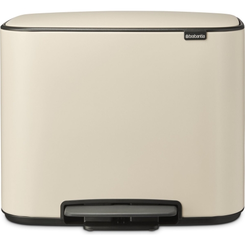 Brabantia Bo Pedaalemmer 34 Liter (11 + 23 Liter) - Soft Beige