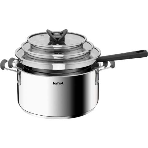 Tefal Opti'Space Pannenset - Set van 3