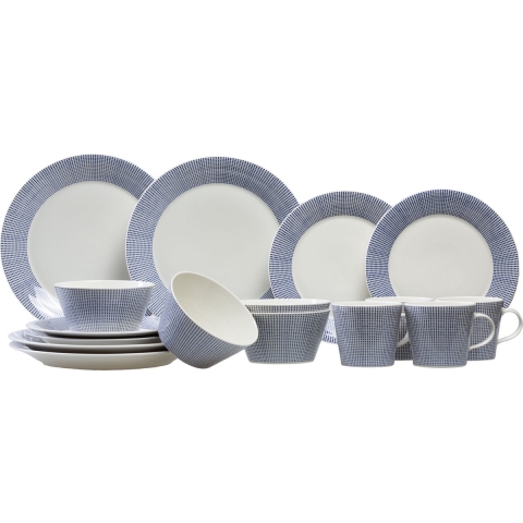 ROYAL DOULTON - Pacific - Serviesset 16-dlg Dots