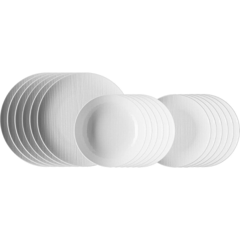 ROSENTHAL - Mesh White - Serviesset (diner,diep,dessert)18-d