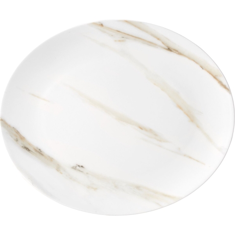 WEDGWOOD - Vera Wang Venato Imperial - Serveerschaal ovaal 35cm