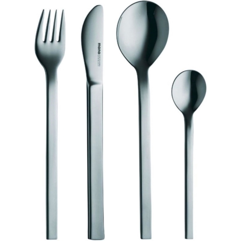 MONO - Mono-A - Bestekset 4-dlg mes kort lemmet