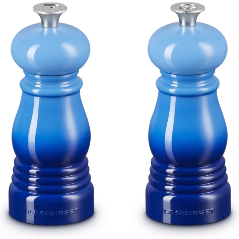 LE CREUSET - Le Moulin - Set van 2 mini molens 12cm Azure