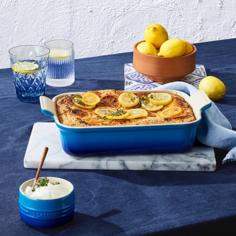 LE CREUSET - Aardewerk - Ovenschaal 26cm 2,30l Azure