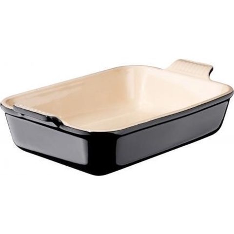 LE CREUSET - Aardewerk - Ovenschaal 26cm 2,40l Zwart