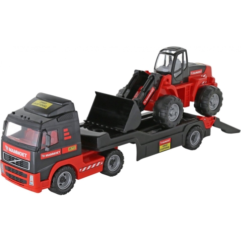 Polesie Mammoet Volvo Vrachtwagen + Aanhanger + Graafmachine