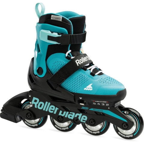 Microblade Aqua/Black - Verstelbare Kinderskates