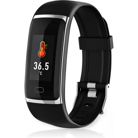 Nedis BTSW001BK Smart Watch Lcd-scherm Ip67 Maximale Gebruiksduur: 7200 Min Android™ / Ios Zwart