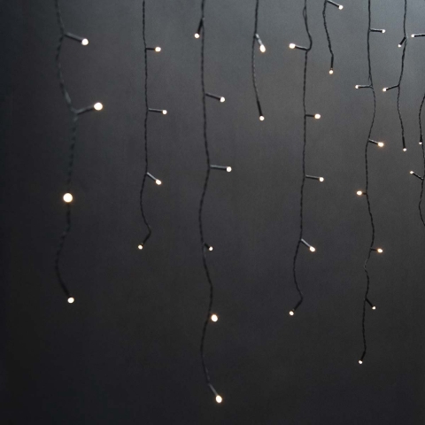 Nedis CLLC360 Decoratieve Ijspegel Verlichting 360 Led&apos;s Warm Wit 9.00 M Licht Effecten: 7 Netvoeding
