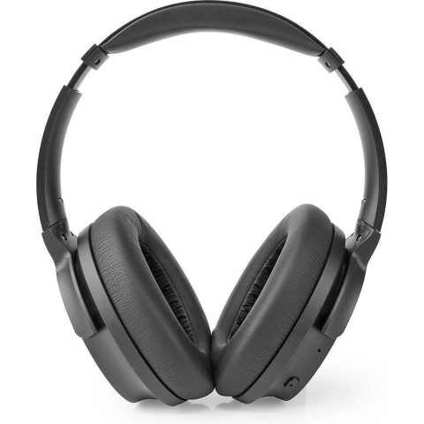 Nedis HPBT3261BK Over-ear Bluetooth-hoofdtelefoon 24 Uur Afspeeltijd 25 Db Noise Cancelling Snel Opladen Zwart