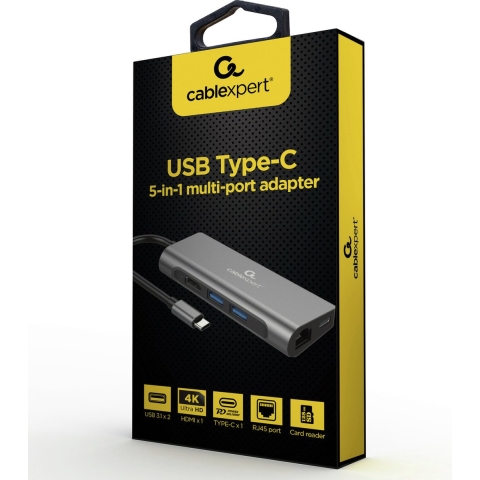Cablexpert Gmb Usb-c Multi-poort 5-in-1