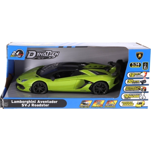 RC Lamborghini Aventador 1:14 + Licht Neon Groen