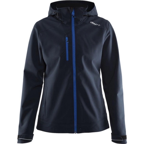 Craft Light softshell winterjas donkerblauw dames M