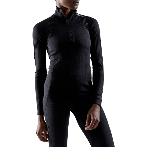 Craft Active extreme X zip ondershirt lange mouw zwart dames S