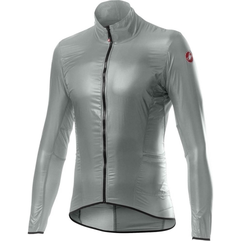 Castelli Aria shell fietsjack zilver heren XXL