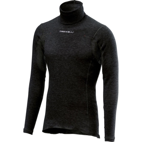 Castelli Flanders warm lange mouw ondershirt zwart heren M