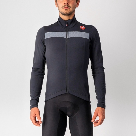 Castelli Puro 3 lange mouw fietsshirt licht zwart heren XL