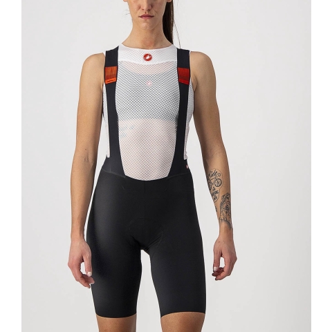 Castelli Premio Black W bibshort zwart dames XL