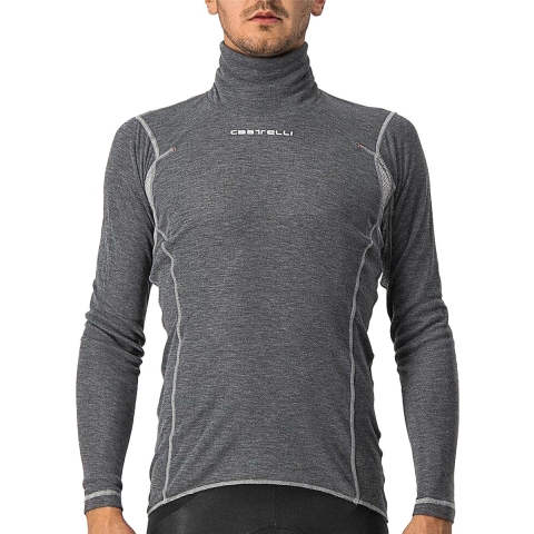 Castelli Flanders warm lange mouw ondershirt grijs heren L