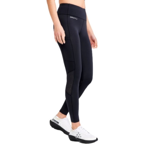 Craft ADV Essence Run tights hardloopbroek zwart dames XL