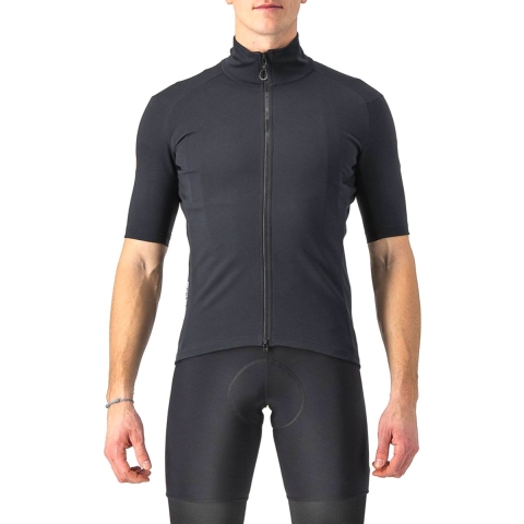 Castelli Perfetto RoS 2 Wind korte mouw fietsshirt zwart heren XXXL