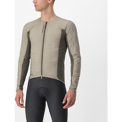 Castelli Fly Jack-Sey lange mouw fietsjack grijs heren XL