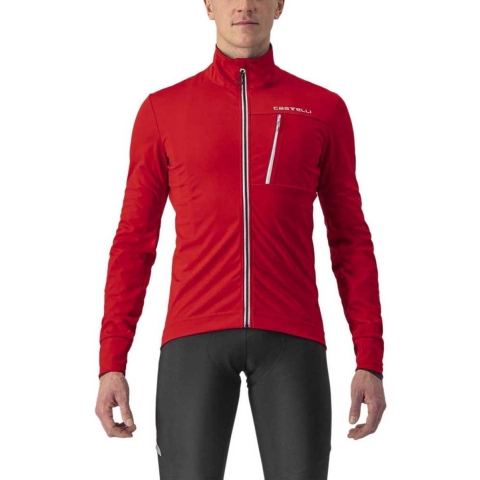 Castelli GO fietsjack rood heren XL