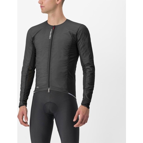 Castelli Fly Jack-Sey lange mouw fietsjack zwart heren M