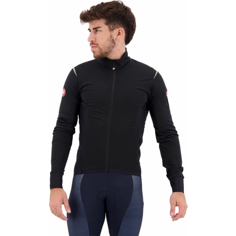 Castelli Alpha Flight RoS lange mouw fietsjack zwart heren L