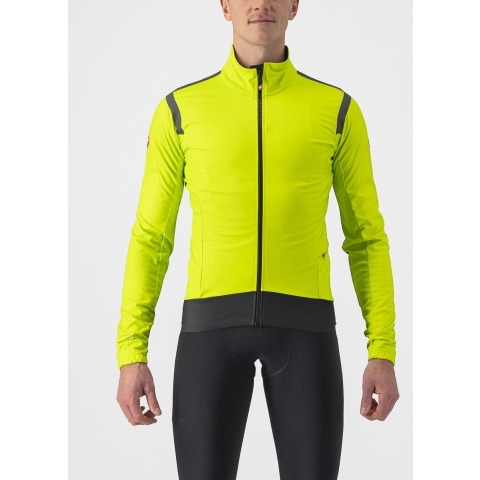 Castelli Alpha RoS 2 light fietsjack groen/geel heren XXL