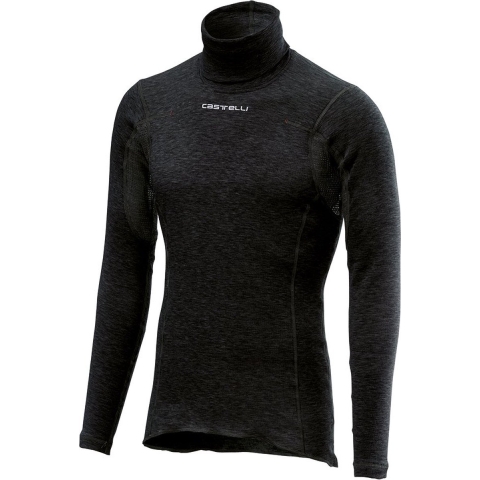 Castelli Flanders warm lange mouw ondershirt zwart heren S