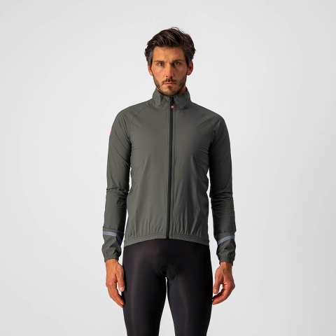 Castelli Emergency 2 regenjack groen heren M
