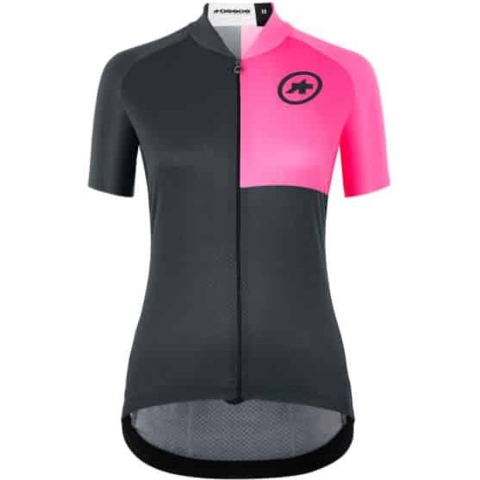 Assos UMA GT C2 EVO Stahlstern fietsshirt korte mouw roze dames XS
