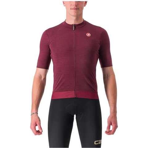 Castelli Essenza fietsshirt korte mouw rood heren L