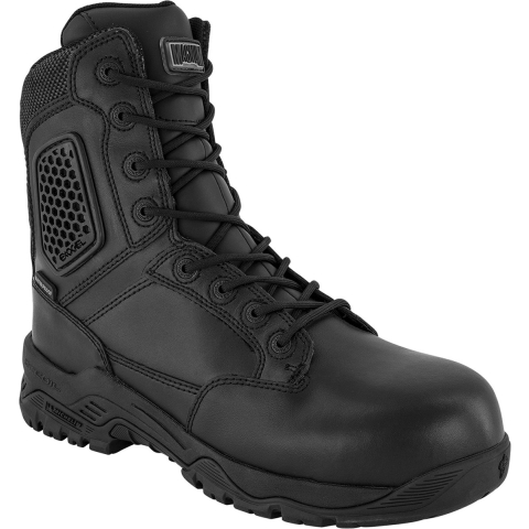 Magnum M801551 Strike Force 8.0 Leather Composite Toe & Plate Waterproof Side Zip - Black - 47