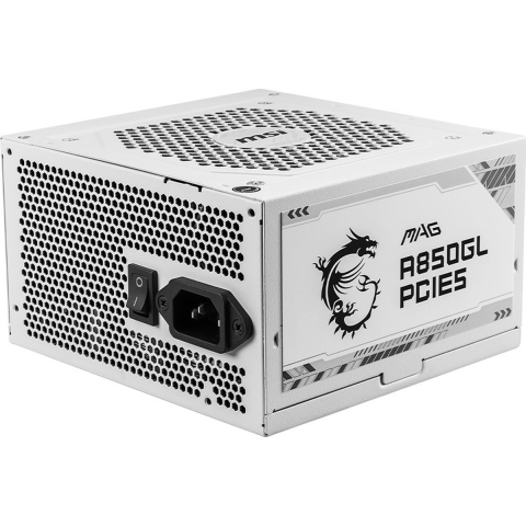 MAG A850GL PCIE5 WHITE Voeding