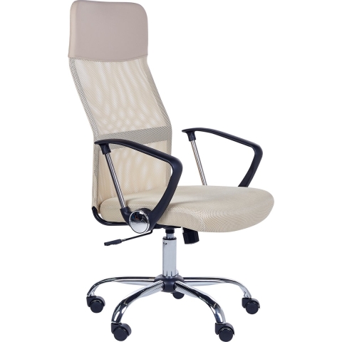 Beliani - DESIGN - Bureaustoel - Beige - Mesh