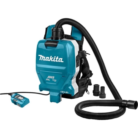 Makita DVC265ZXU Ruggedragen Stofzuiger AWS 2x 18v | zonder accu&apos;s en lader - DVC265ZXU