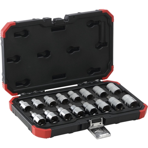 Gedore R68003016 | Dopsleutelset | 1/2" | TX E10-E24 | T30-T70 | 16-dlg 3300009